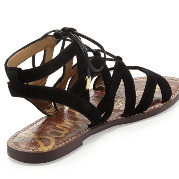 Sam Edelman Womens Gemma Gladiator Lace Up Sandals Flats shoes sz 6 - Picture 1 of 11